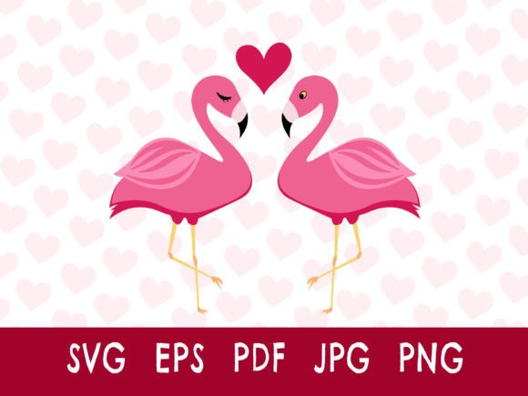 Flamingo SVG Graphics for Local Crafts & Branding