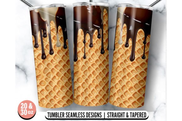 Ice Cream Tumbler Wrap: Graphics for Crafts Brands
