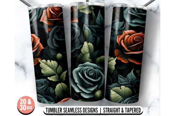 Rose Tumbler Wrap: Graphics for Crafts Publishing