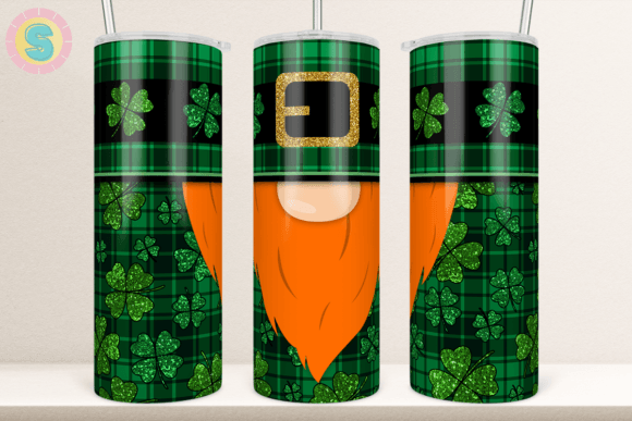 St Patrick’s Leprechaun Tumbler Wrap: Graphics for Crafts